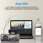 Dashcam Voiture 4K Double Vision Avant Arrière - Dashora